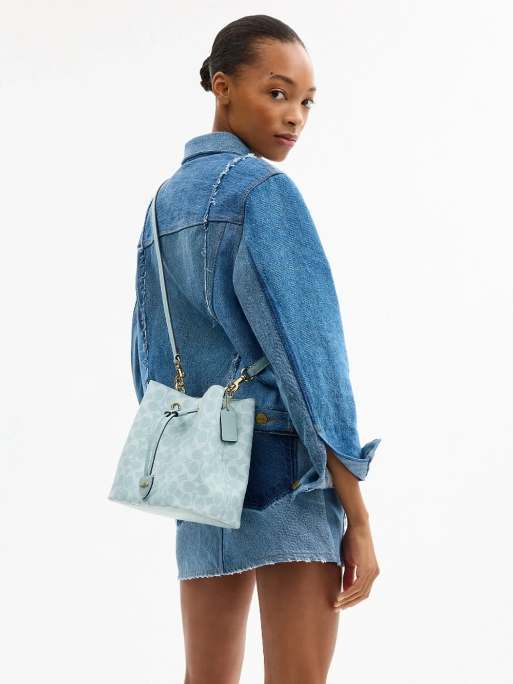 Coach Outlet Rowan Bucket Bag In Signature Canvas